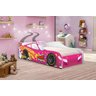 Cama Infantil Carro Veloz Pink - 4