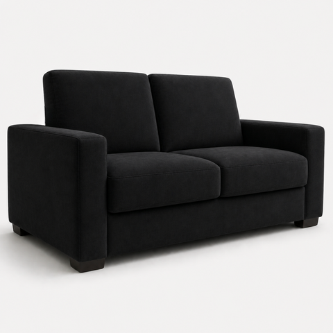 Sofá Namoradeira 3 Lugares Recepção Sala Confortável Moderno Suede