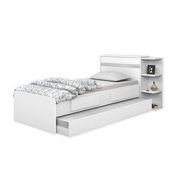 CAMA BAU JADE C/GAV Branco - 3