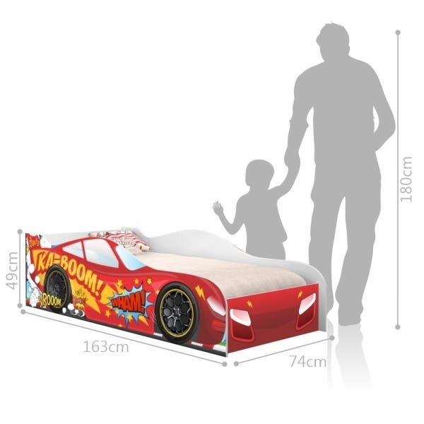 Cama Carro De Corrida Joy Vermelho Infantil - WebContinental