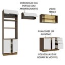 Ver imagem 5 de Armário de Cozinha Completa 270cm Rustic/Branco Stella Madesa 06
