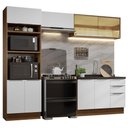 Ver imagem 3 de Armário de Cozinha Completa 270cm Rustic/Branco Stella Madesa 06