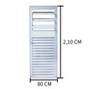 Ver imagem 3 de Porta Basculante 210x080 Branco Lado Direita L.25 - Branco