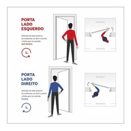 Porta Basculante 210x080 Branco Lado Direita L.25 - Branco - 2