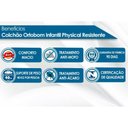 Ver imagem 3 de Colchão Ortobom Infantil D20 Physical Resistente (70x150x12) - 