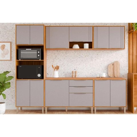 Kit Modulado 5 Peças Áurea CZ627 Cinamomo/Platina MGM