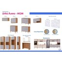 Ver imagem 5 de Kit Modulado 5 Peças Áurea CZ627 Cinamomo/Platina MGM