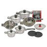 Conjunto de Panelas Aço Inox Cirúrgico Suíço Swiss Proline - 4