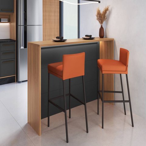 Bancada Alta de Cozinha 165,6cm IS1750 Linha Isabelle Delmarco