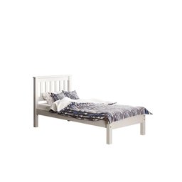 Cama Solteiro de Madeira Branco - Piratini - 1