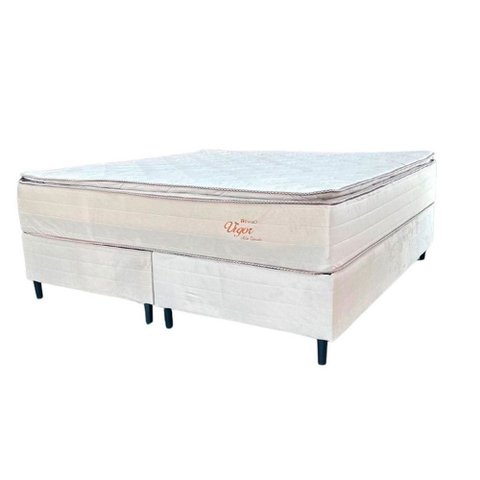 Conj Box Vigor Molas Ensacadas 198x198x65 Cm Topazio