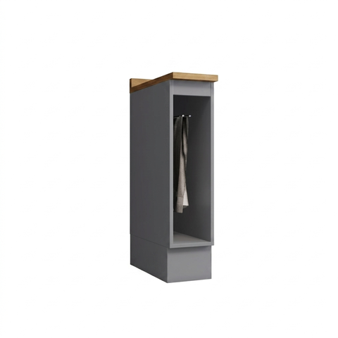 Armário Porta Toalha Americana Henn 20 Cm com Tampo para Cozinha