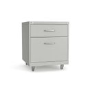 Ver imagem 2 de Gaveteiro de Aço 2 Gavetas com Rodízios com Chave