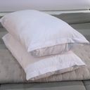 Ver imagem 5 de Kit 2 Travesseiro Plumax Percal Alto 17cm Fibrasca Branco
