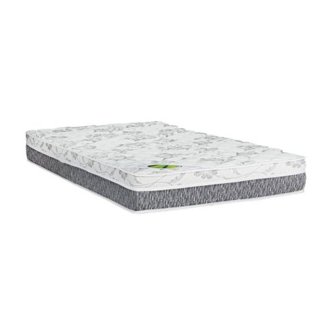 Colchão Queen Espuma D33 / Ag 65 Aspen Super Firme Pró Saúde Euro Pillow (158x198x24) - Luckspuma