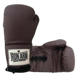 Luva De Boxe Ironarm Pro Wood Couro Legítimo 14 Oz Cadarço - 3 Luva De Boxe Ironarm Pro Wood Couro Legítimo 14 Oz Cadarço - 3