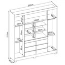 Ver imagem 4 de Guarda-roupa Casal Cádis 4 Portas 6 Gavetas com Espelho Café Touch - Demóbile