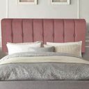 Ver imagem 1 de Painel Estofada Kiara 160cm Queen Size Box Quarto Suede Rose Gold - Gat Magazine