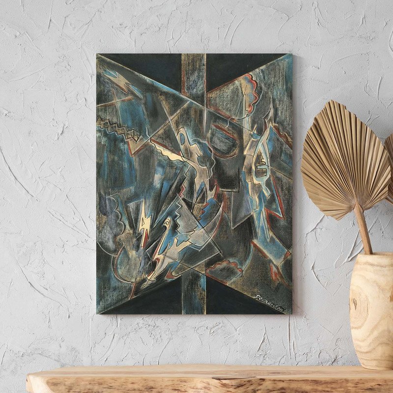 Quadro Decorativo Tela Canvas Abstrato Cindir - 200x120 Cm - 1