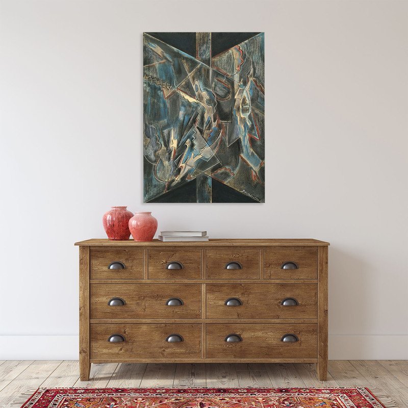 Quadro Decorativo Tela Canvas Abstrato Cindir - 200x120 Cm - 5