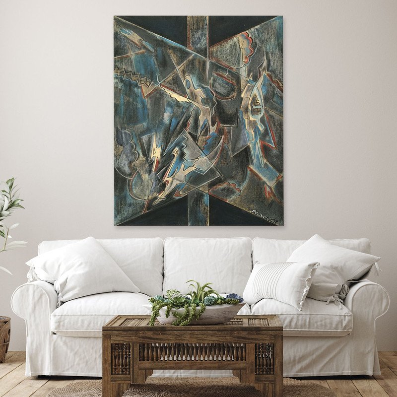 Quadro Decorativo Tela Canvas Abstrato Cindir - 200x120 Cm - 3
