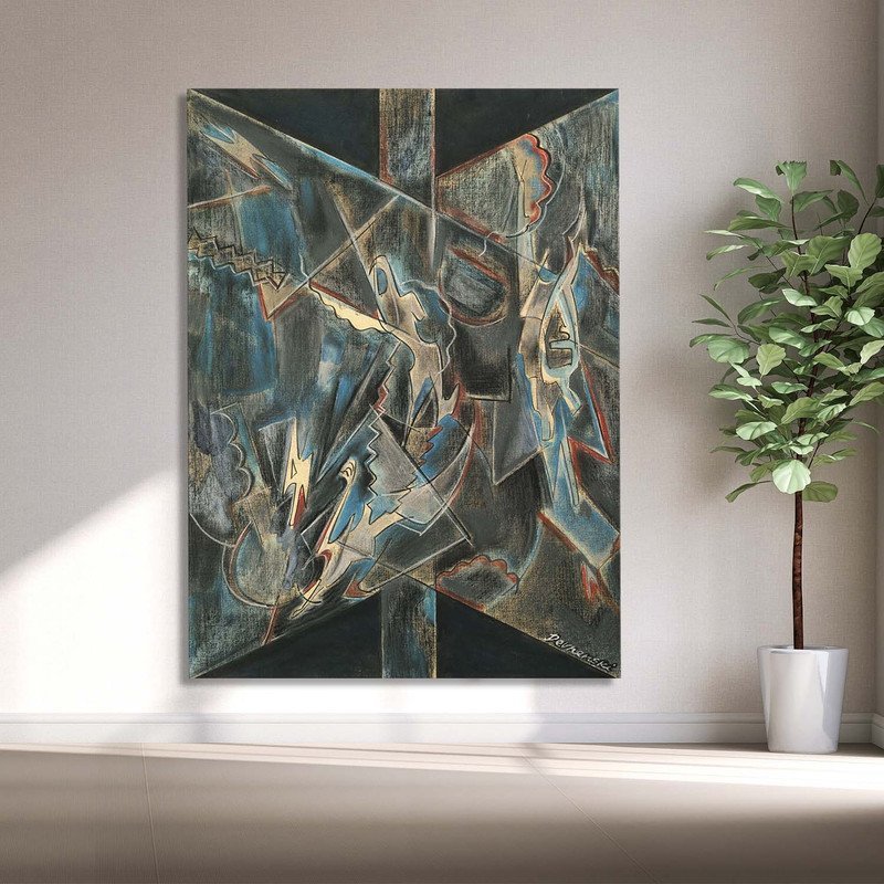 Quadro Decorativo Tela Canvas Abstrato Cindir - 200x120 Cm - 4