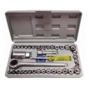 Ver imagem 1 de Kit Chave Catraca Com Jogo Soquetes 40 peças Intercambiáveis