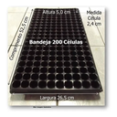 Ver imagem 3 de Kit 5 Bandejas Para Produção De Mudas 200 Celulas Nutriplan