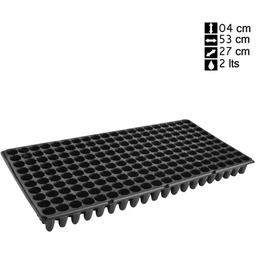 Kit 5 Bandejas Para Produção De Mudas 200 Celulas Nutriplan - 1