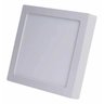 Plafon LED Sobrepor Quadrado 24W 3000K branco quente - 1