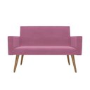 Ver imagem 2 de Kit Sófa 2 Lugares e 2 Poltronas para Sala de Estar Recepção Rose