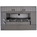 Ver imagem 2 de Assador Elétrico de Embutir Titan Suprema 04 Espetos Gás Glp 18.000 Btu/H 220V Inox