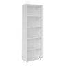 Conjunto 3 Estantes Baly Prateleiras Espaçosas para Livros e Decorações Branco Spazio Móveis - 5