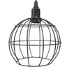 Pendente Aramado Globo Luminária Lustre Luxo Teto Retrô Vintage Preto Agp Ilumini Industrial - 4