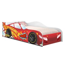 Cama Faísca Carro Solteiro Vermelho - 2