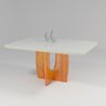 Mesa Roma 130x90 MDF/Vidro Bom Pastor - 1