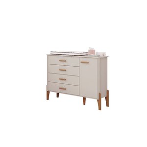 Cômoda Infantil Liris com Porta Off White