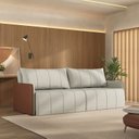 Ver imagem 1 de Sofá Cama Retrátil e Reclinável 4 Lugares 250cm Jequitibá CabeCasa MadeiraOriginals