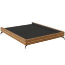 Ver imagem 1 de Cama Queen Pés Ferro 168cm Otto Corano Caramelo Bouclé Off White - Nexta Casa