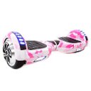 Ver imagem 1 de Hoverboard Skate Elétrico 6.5 Rosa Camuflado Led Bluetooth