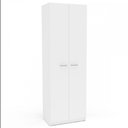 Ver imagem 2 de Armário Multiuso Picuí 2 Portas 4 Prateleiras Branco - Politorno