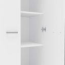 Ver imagem 6 de Armário Multiuso Picuí 2 Portas 4 Prateleiras Branco - Politorno