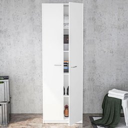 Armário Multiuso Picuí 2 Portas 4 Prateleiras Branco - Politorno - 1