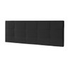 Cabeceira Painel King 1,95m Roma Suede Preto Sky Mobile - 2