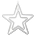 Ver imagem 1 de Decoração Varal Cordão Fio Luzes Colorida Estrela 2,5m 220v