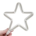 Ver imagem 4 de Decoração Varal Cordão Fio Luzes Colorida Estrela 2,5m 220v