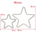 Ver imagem 5 de Decoração Varal Cordão Fio Luzes Colorida Estrela 2,5m 220v