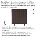 Ver imagem 5 de Cabeceira Cama Casal Queen Size 160 Cm Eloá Corino e Frame:marrom