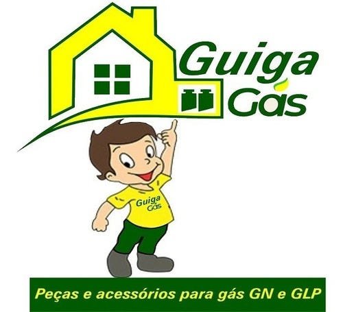 Kit Conexões + Regulador Aliança 1 Kg/h Gás Glp Sem Flexível - 6