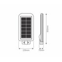 Ver imagem 1 de Luminária Led Taschibra Solar Tr Sun Poste 40w Preto 6500k C/ Controle Remoto
